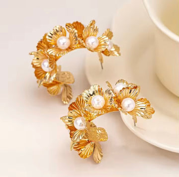 Wild Flower God Hoops