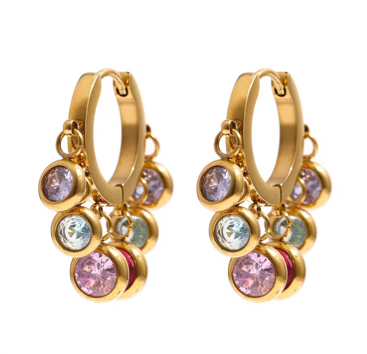 Arkaee Aurora Drop Hoops
