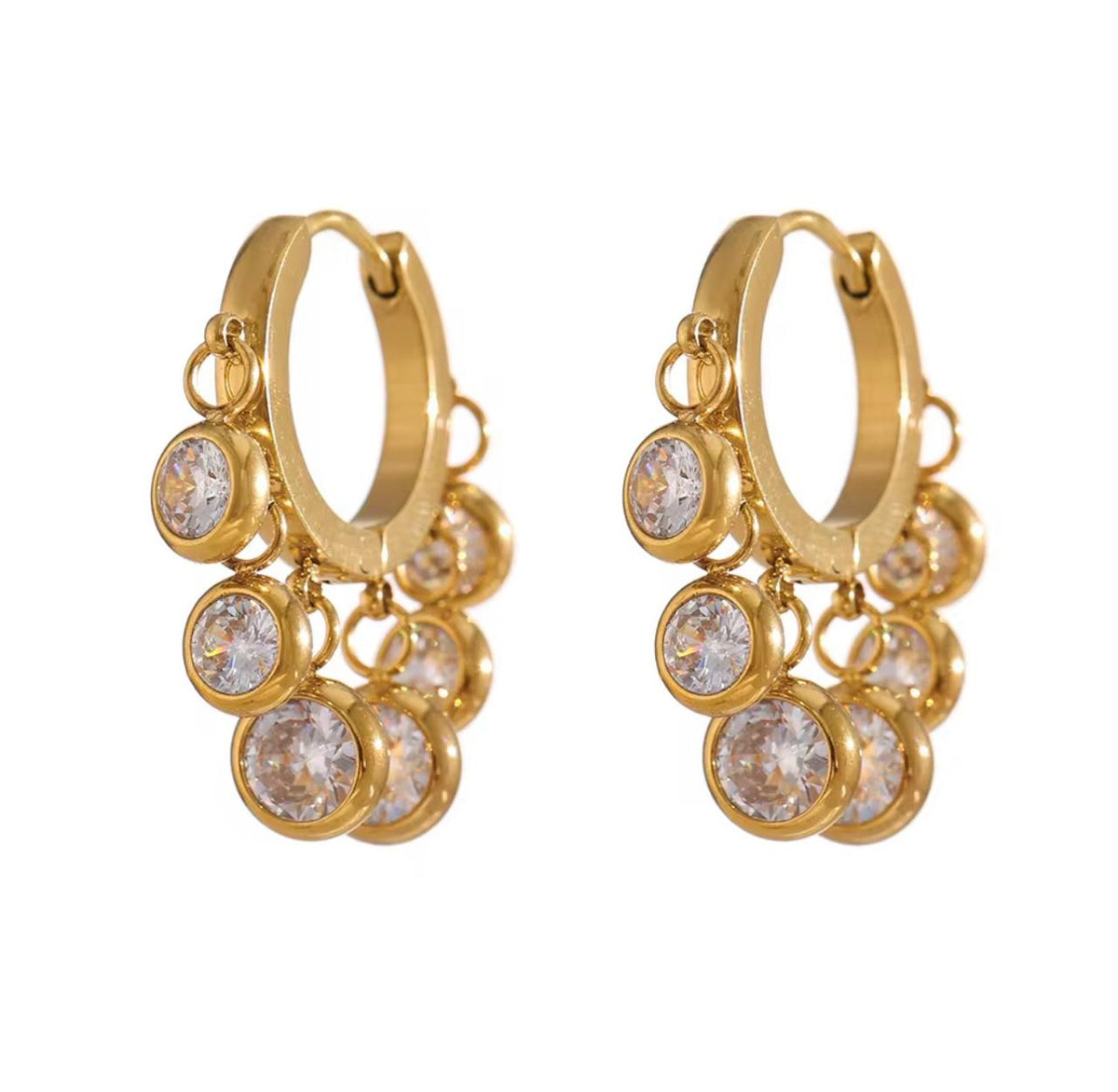 Arkaee Aurora Drop Hoops