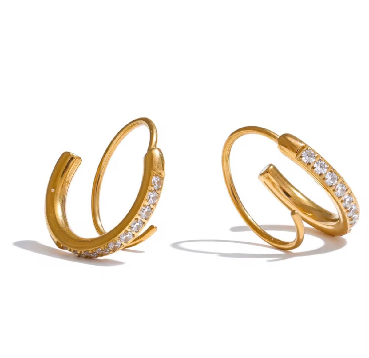 Infinity Curve Hoops