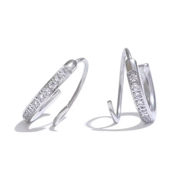 Infinity Curve Hoops